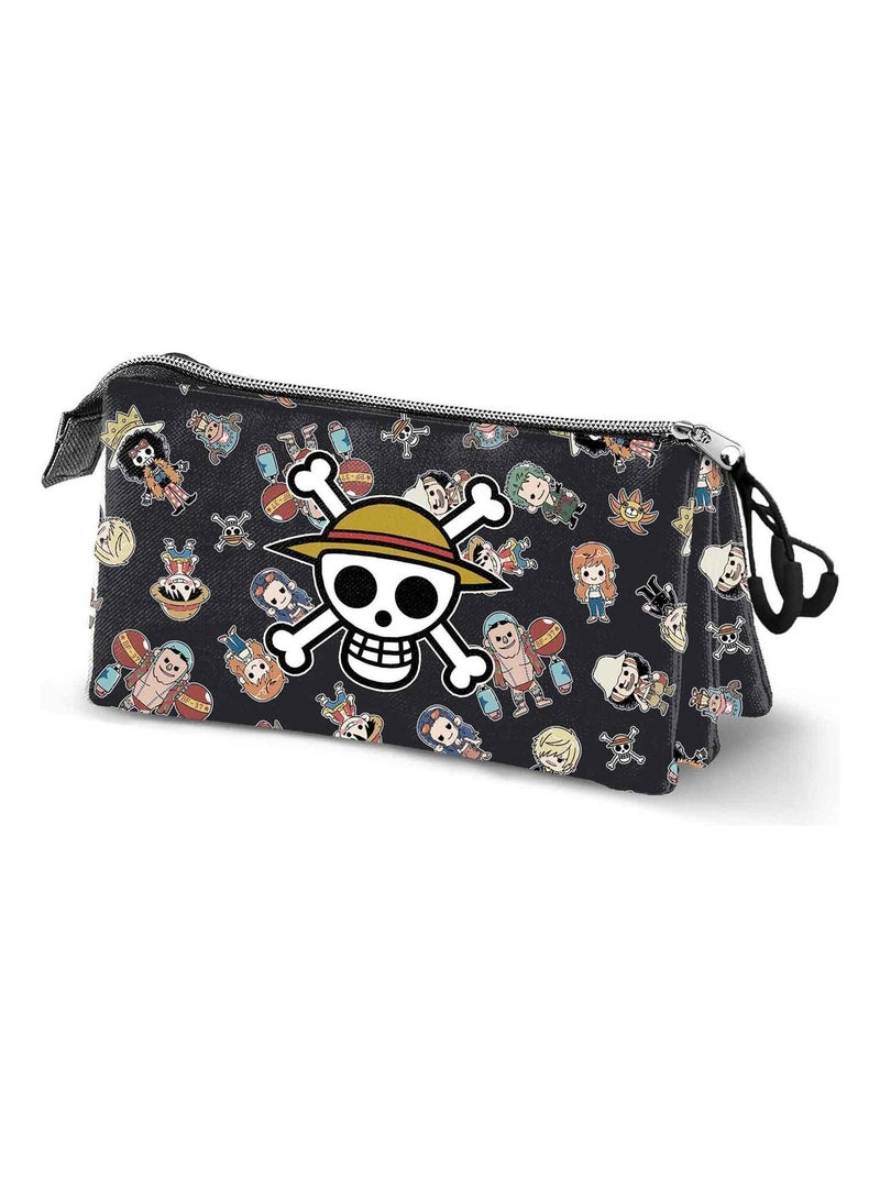 Trousse Triple - One Piece Skull - Multicolore - Taille Unique Multicolore - Kiabi