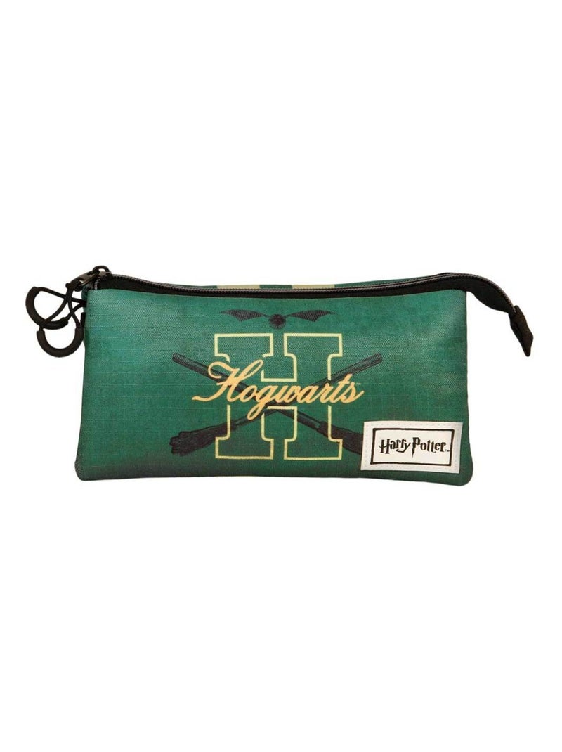 Trousse Triple ECO - Harry Potter Howarsity - Vert - Taille Unique Vert - Kiabi