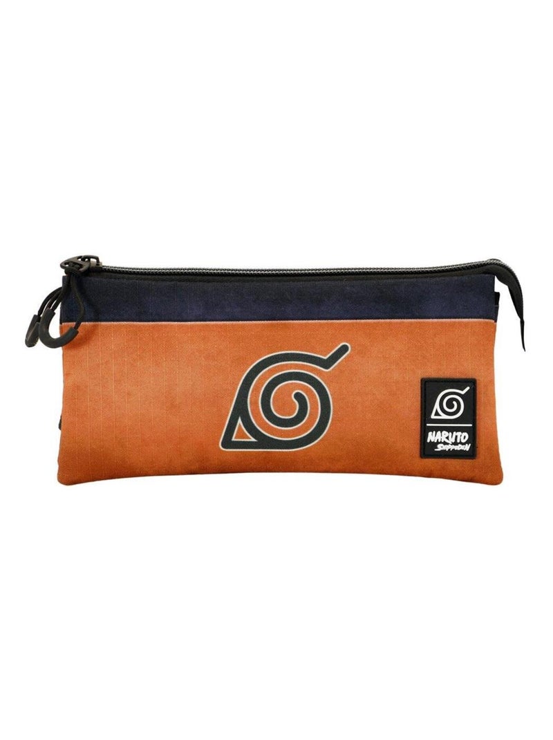Trousse Triple ECO - Naruto Symbol Orange - Kiabi