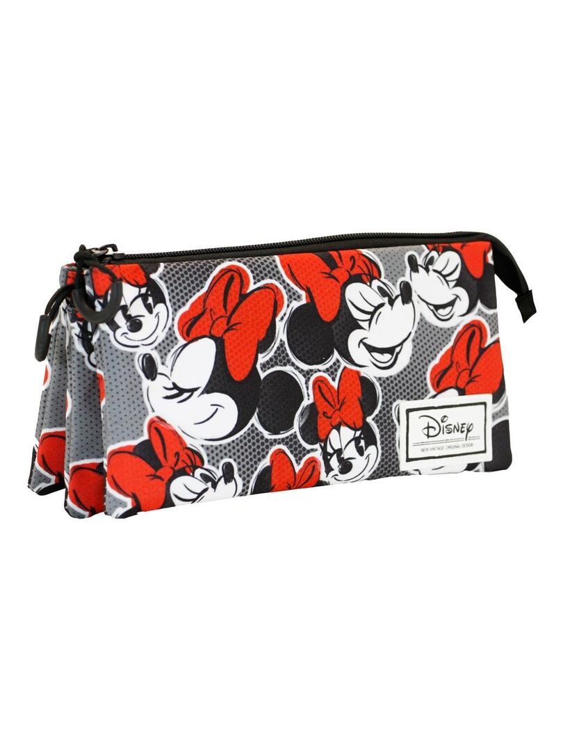 Trousse Triple FAN - Minnie Mouse Lashes Rouge - Kiabi