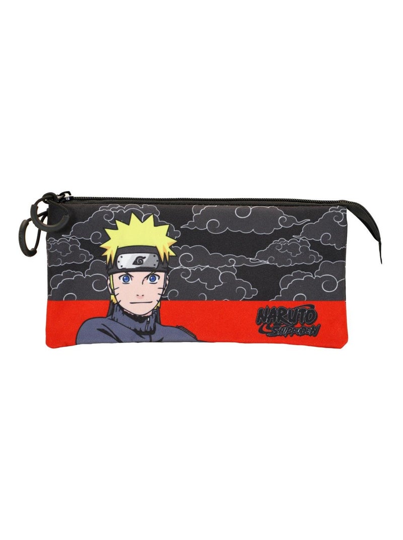 Trousse Triple FAN - Naruto Clouds Noir - Kiabi
