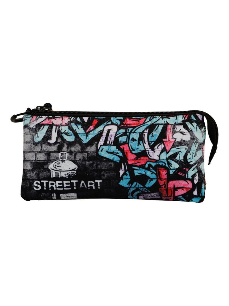 Trousse Triple FAN - PRODG Street Art Multicolore - Kiabi