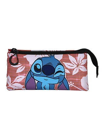 Trousse Triple FAN 2.0 - Disney Lilo et Stitch Maui - Rose - Taille Unique