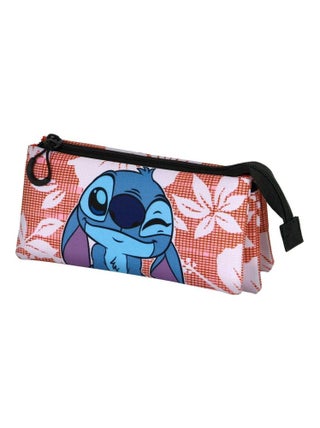 Trousse Triple FAN 2.0 - Disney Lilo et Stitch Maui - Rose - Taille Unique