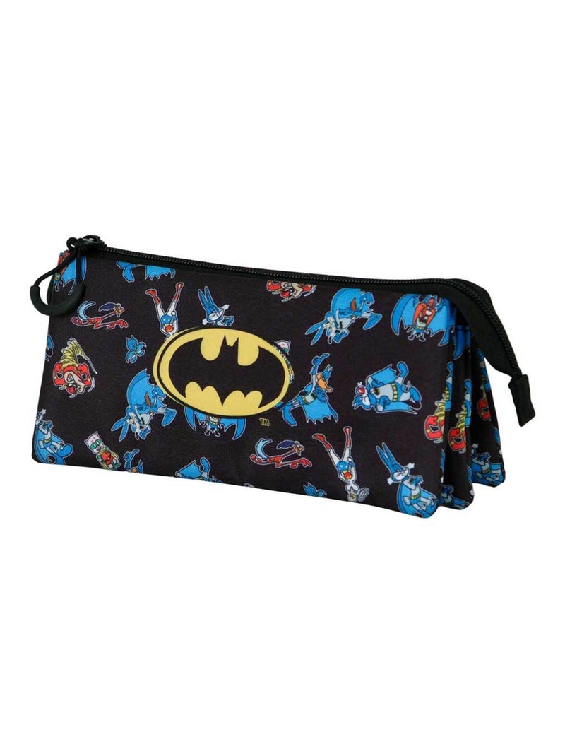 Trousse Triple FAN 2.0 - Looney Tunes Batman Tunes - Noir - Taille Unique Noir - Kiabi
