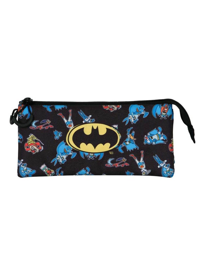 Trousse Triple FAN 2.0 - Looney Tunes Batman Tunes - Noir - Taille Unique Noir - Kiabi