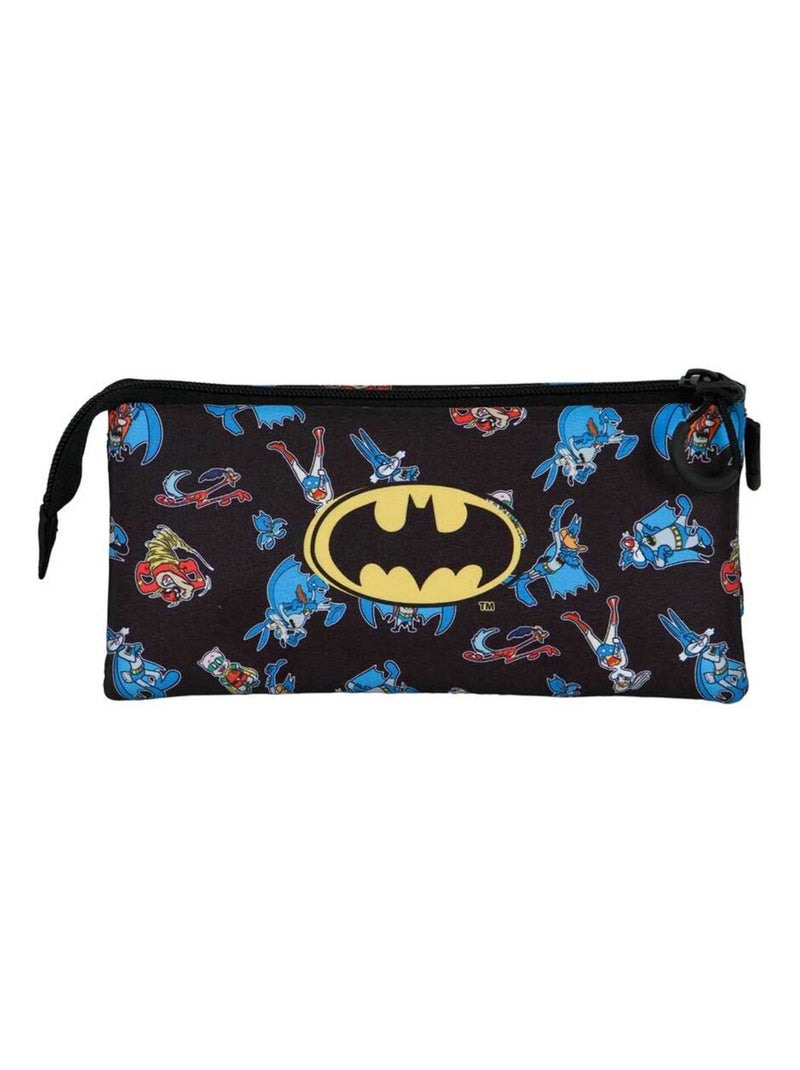Trousse Triple FAN 2.0 - Looney Tunes Batman Tunes - Noir - Taille Unique Noir - Kiabi