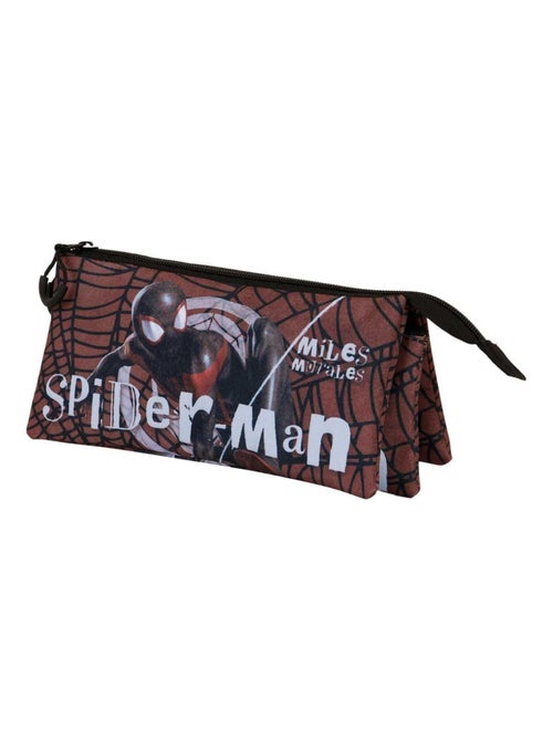 Trousse Triple FAN 2.0 - Marvel Spiderman Blackspider - Rouge - Taille Unique - Kiabi