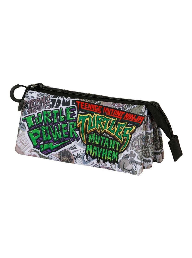 Trousse Triple FAN 2.0 - Tortues Ninja Pizza Time Multicolore - Kiabi