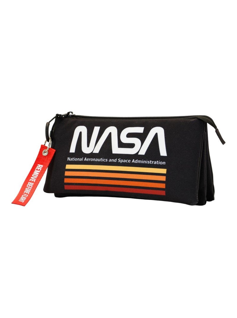 Trousse Triple FAN Voyage Avion - Marvel NASA Black - Noir - 40x20x25cm Noir - Kiabi