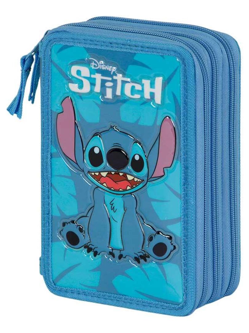 Trousse Triple Stitch Pour Enfant - 3 Compartiments Fermeture éclair, 22 X 12 X 3 Cm, Légère Et Résistante