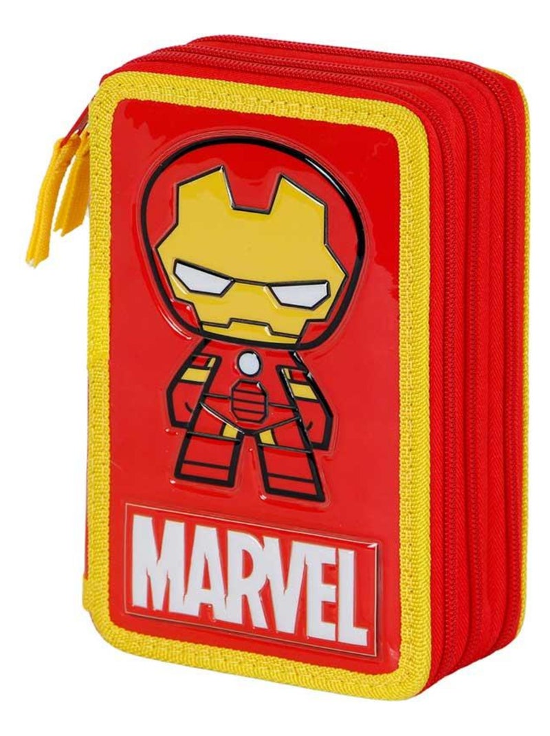 Trousse Triple Garnie - Marvel Iron Man Alloy - Rouge - Taille Unique Rouge - Kiabi