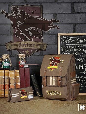 Trousse Triple HS - Harry Potter Potter - Brun - Taille Unique