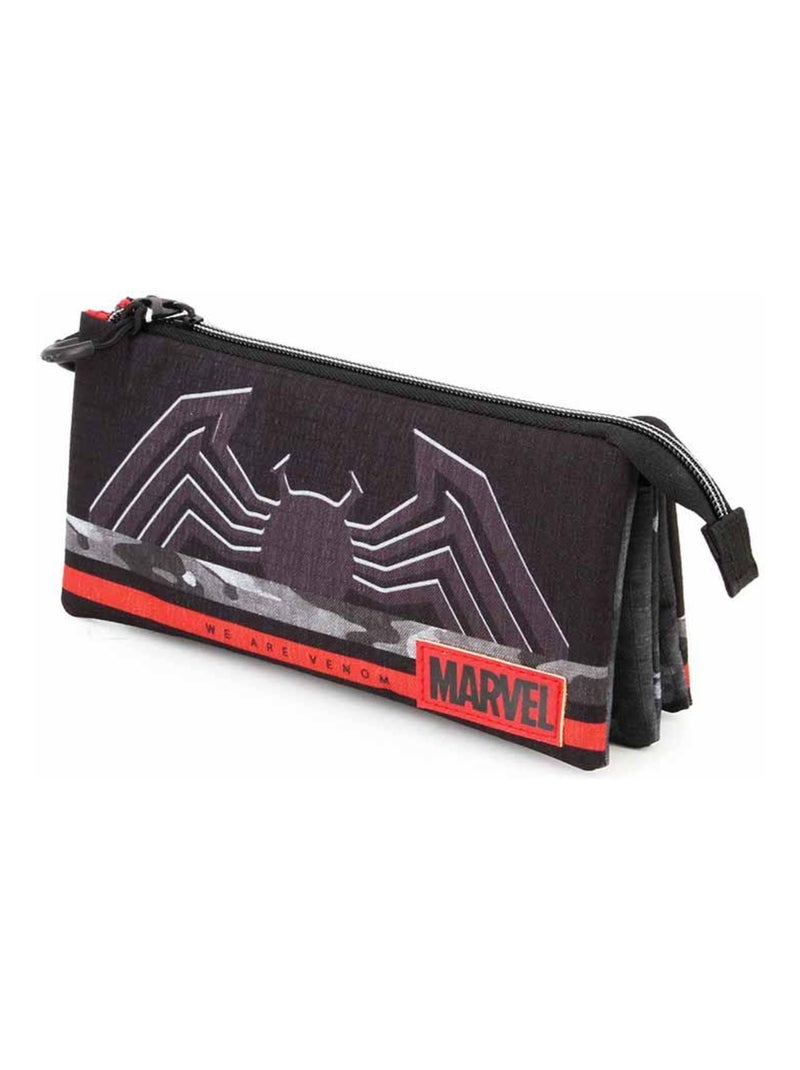 Trousse Triple HS - Marvel Venom Monster - Noir - Taille Unique Noir - Kiabi