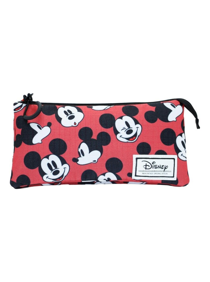 Trousse Triple HS - Mickey Mouse Blinks Rouge - Kiabi