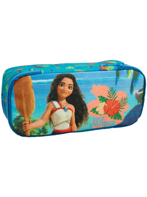 Trousse 'Vaiana' 23 cm rectangulaire à 2 compartiments zippés Disney - Kiabi Trousse 'Vaiana' 23 cm rectangulaire à 2 compartiments zippés Disney - Kiabi