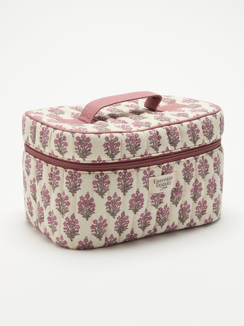 Trousse vanity Rose - Kiabi