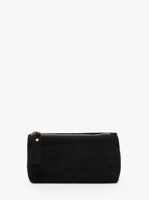 Trousse Velvet Cuir Milano Cuir De Vachette - Kiabi