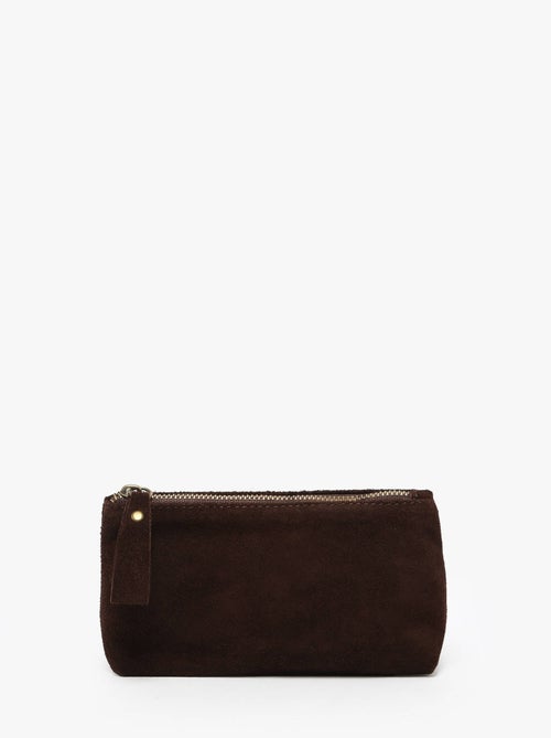Trousse Velvet Cuir Milano Cuir De Vachette - Kiabi