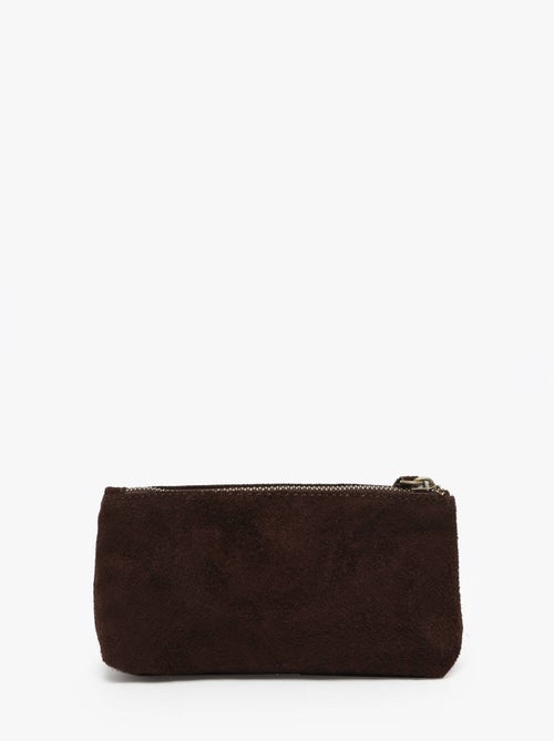 Trousse Velvet Cuir Milano Cuir De Vachette - Kiabi