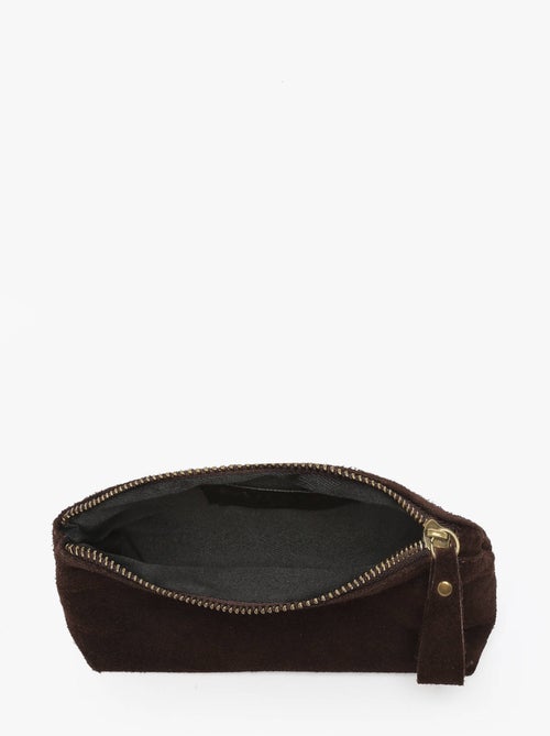 Trousse Velvet Cuir Milano Cuir De Vachette - Kiabi