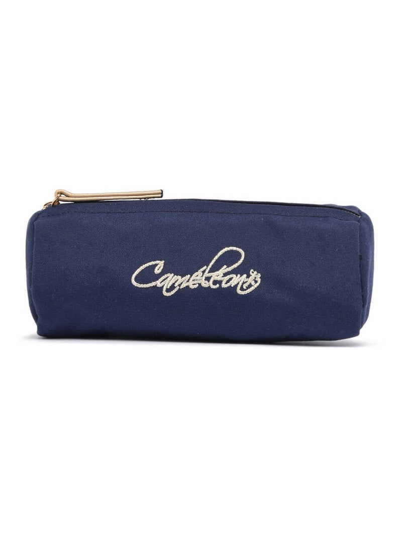 Trousse Vintage 1 Compartiment Cameleon Polyester Bleu Jaune Bleu - Kiabi