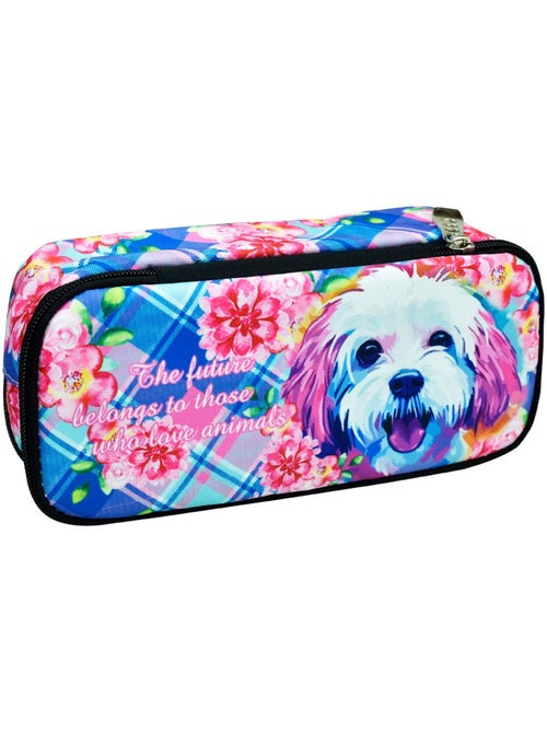 Trousse zip lot de 2 La boutique des toons 'Love Dog' tie-dye – 23 cm - Kiabi Trousse zip lot de 2 La boutique des toons 'Love Dog' tie-dye – 23 cm - Kiabi