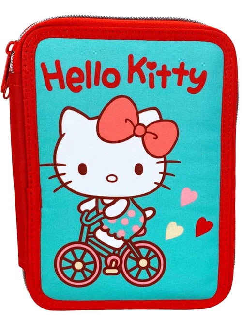 Trousse zippée 2 compartiments 'Hello Kitty' vélo 20 cm – La boutique des toons - Kiabi Trousse zippée 2 compartiments 'Hello Kitty' vélo 20 cm – La boutique des toons - Kiabi