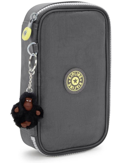 Trousse zippée Kipling Back To Grey 50 stylos 9 compartiments de rangement - Kiabi Trousse zippée Kipling Back To Grey 50 stylos 9 compartiments de rangement - Kiabi