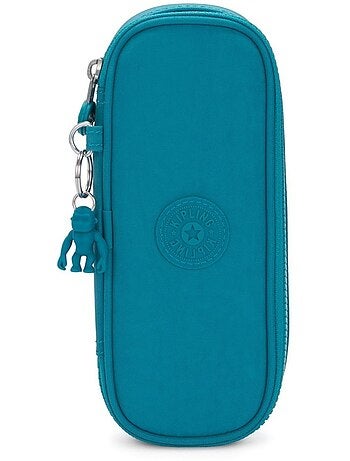 Trousse zippée Kipling Turquoise Sea – jusqu’à 30 stylos – 22 cm