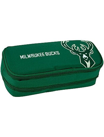 Trousse zippée Milwaukee Bucks NBA – 23 cm – 2 compartiments – NBA