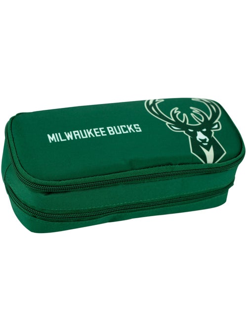Trousse zippée Milwaukee Bucks NBA – 23 cm – 2 compartiments – NBA - Kiabi