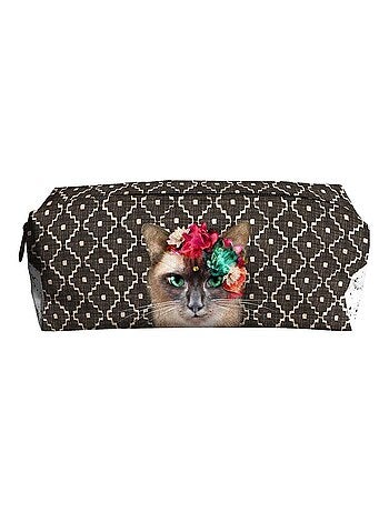 Trousse zippée Olga en toile Laissez lucie Faire