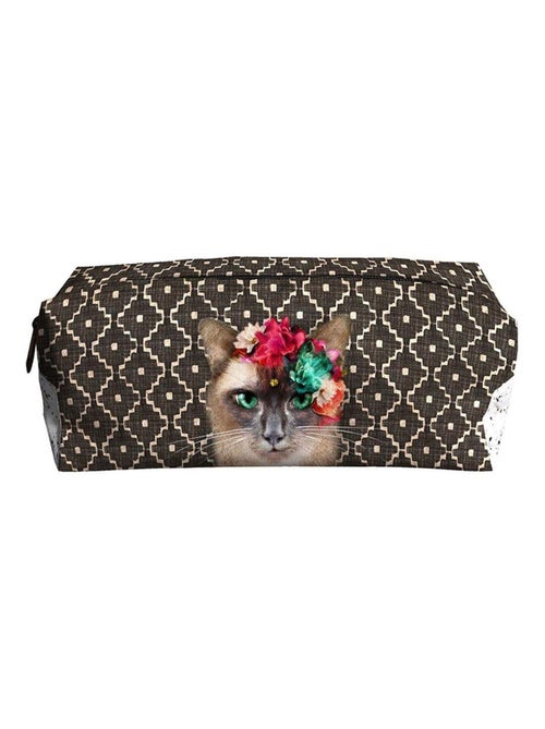 Trousse zippée Olga en toile Laissez lucie Faire - Kiabi