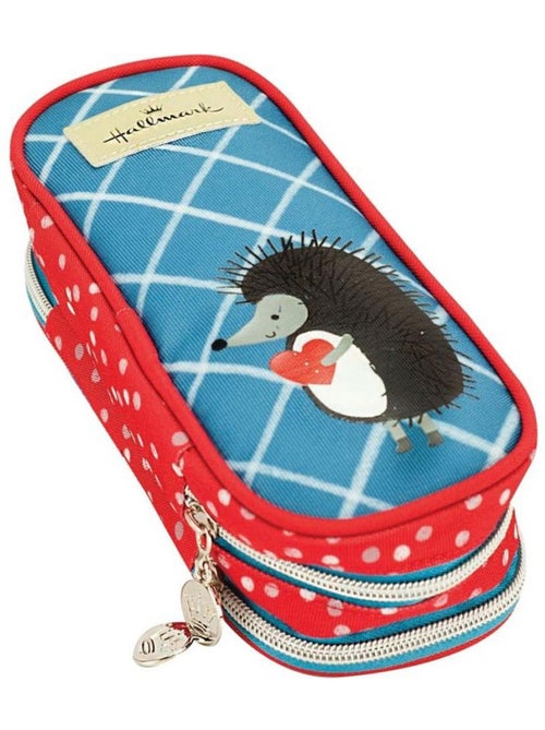 Trousse zippée 'Porc-epic' Hallmark 22 cm à 2 compartiments zippés - Kiabi Trousse zippée 'Porc-epic' Hallmark 22 cm à 2 compartiments zippés - Kiabi