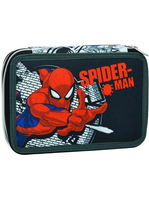 Trousse zippée 'Spider-Man' 2 compartiments 18 cm – SPIDERMAN - Kiabi Trousse zippée 'Spider-Man' 2 compartiments 18 cm – SPIDERMAN - Kiabi