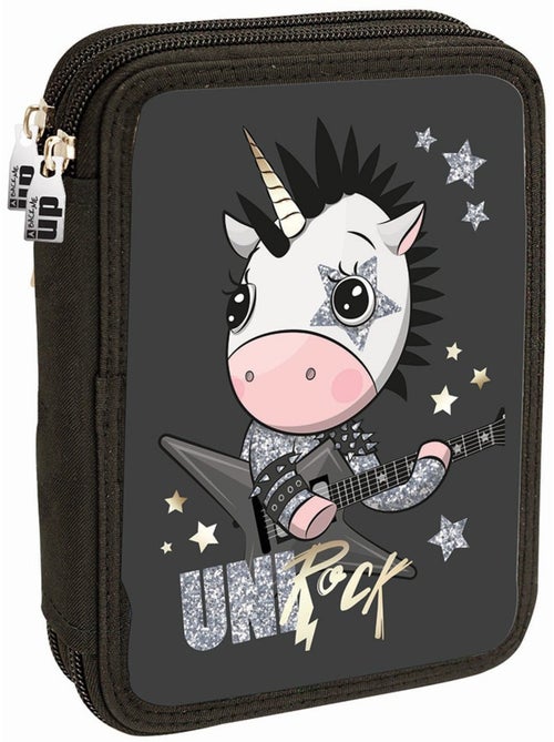 Trousse zippée 'Unicorn Rock' 20 cm, remplie – La boutique des toons - Kiabi
