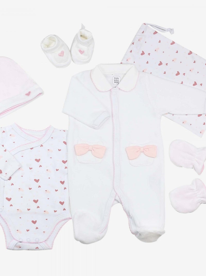Trousseau De Naissance Bébé Kinousses Blanc - Kiabi