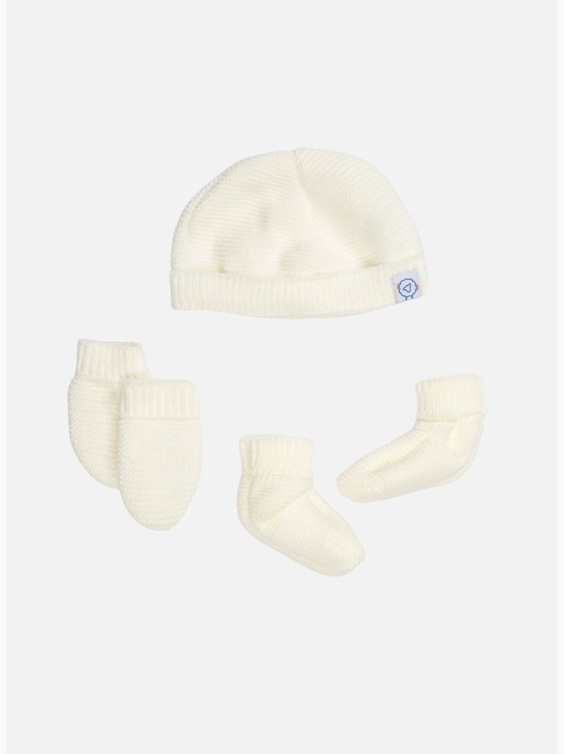Trousseau de naissance complet Bleu Ecru - Kiabi