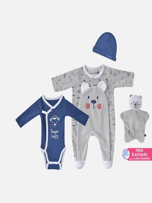 TROUSSEAU DE NAISSANCE GRIS EUSTAZIO - Kiabi