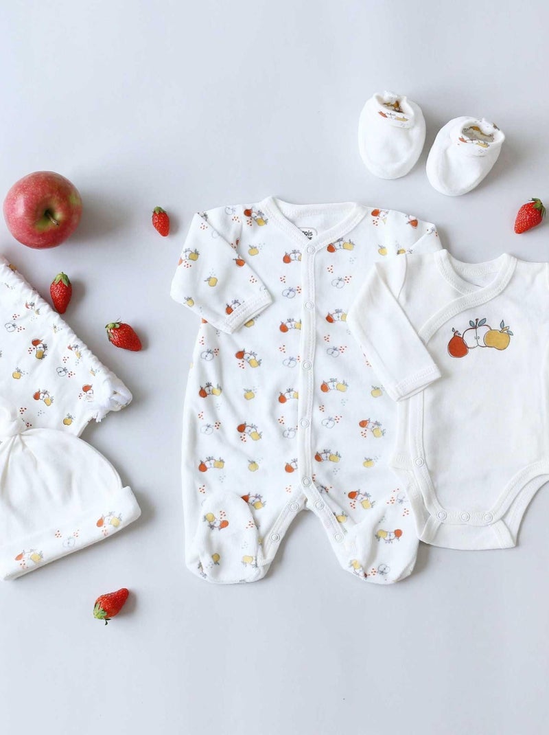 Trousseau Naissance Blanc - Kiabi
