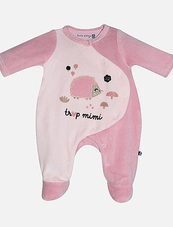 TROUSSEAU NAISSANCE VELOURS RASE FRANCIA