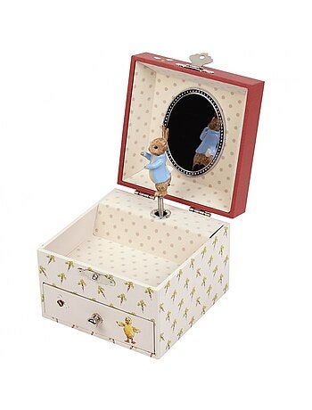 Trousselier - Boîte à bijoux musicale cube Pierre Lapin