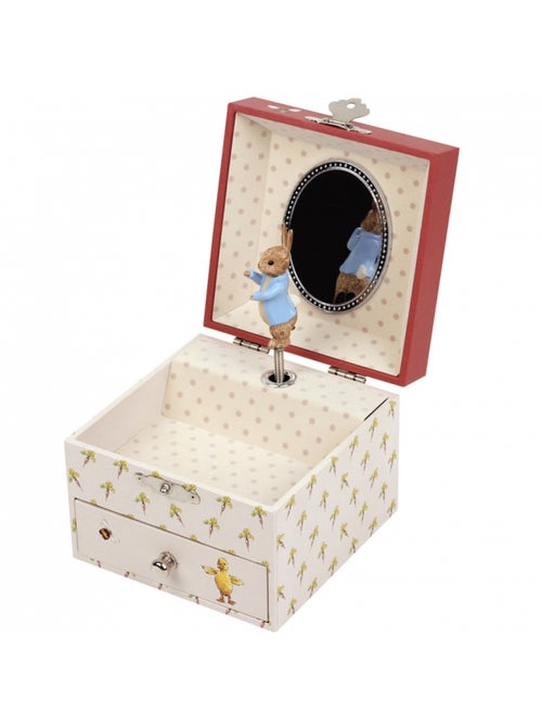 Trousselier - Boîte à bijoux musicale cube Pierre Lapin - Kiabi