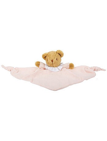 Trousselier - Doudou plat avec hochet