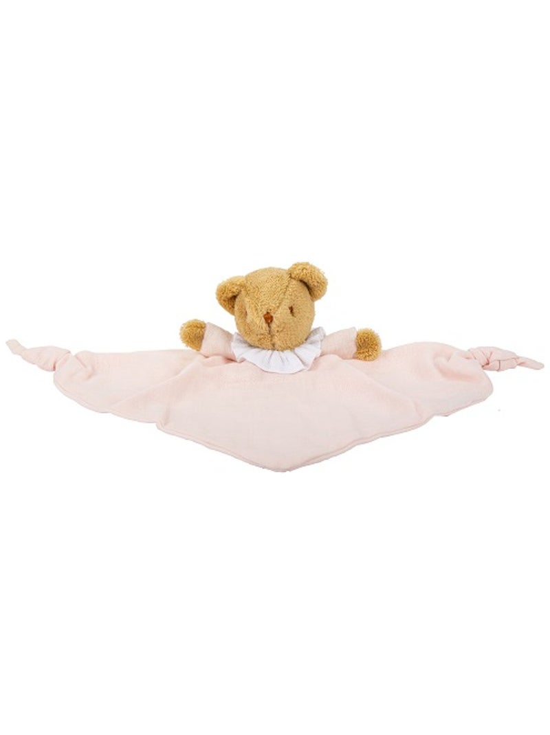 Trousselier - Doudou plat avec hochet Rose - Kiabi