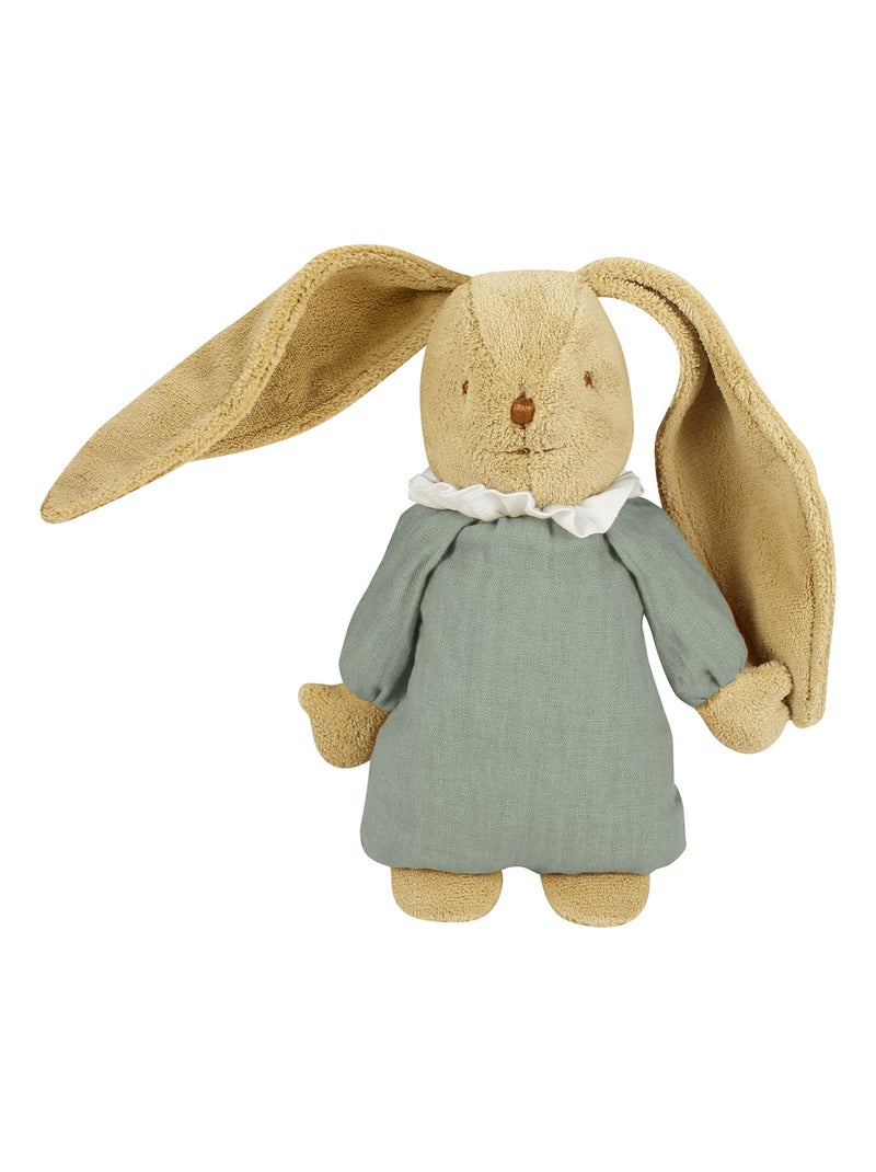 Trousselier - Peluche musicale lapin nid d'ange Vert d'eau - Kiabi