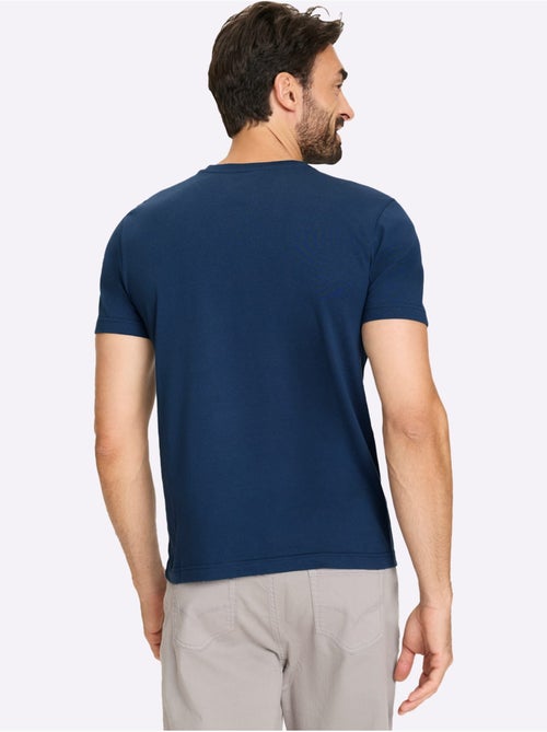 Tshirt à manches courtes poche poitrine imprimée - Moda Vilona - Kiabi
