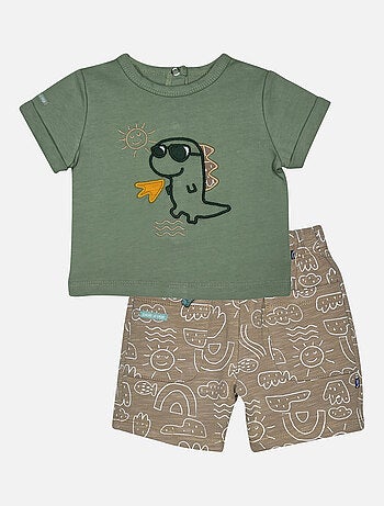 TSHIRT BERMUDA LAZARE MAILLE BEBE