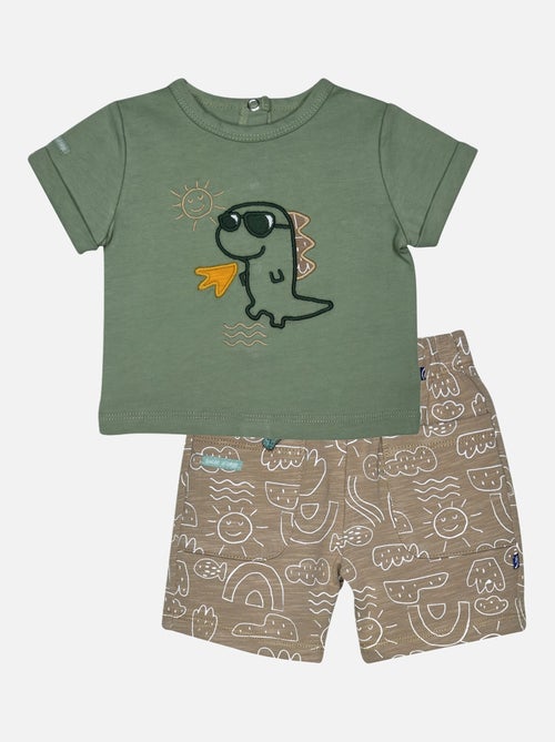 TSHIRT BERMUDA LAZARE MAILLE BEBE - Kiabi